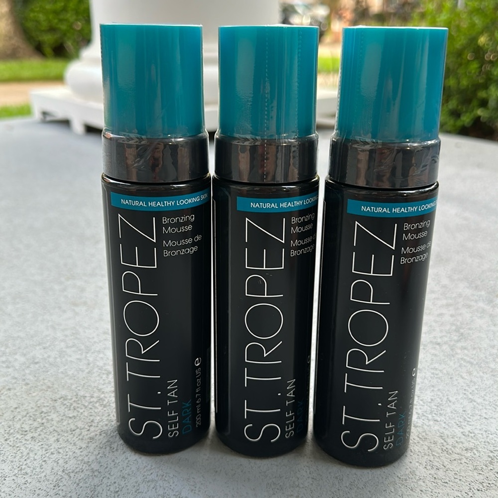 St. Tropez Bronzing Mousse Dark Lot of 3 6.7oz